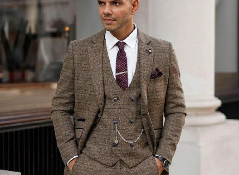 3 Piece Tweed Suit