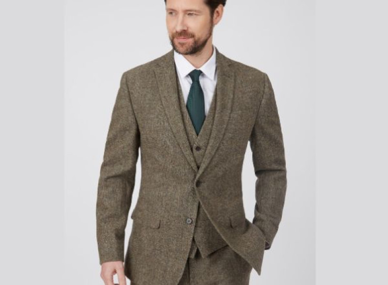 Green Tweed Suit